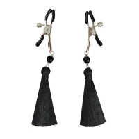 Затискач для сосків Art of Sex - Nipple clamps Black Tassels — Переглянути зображення 2