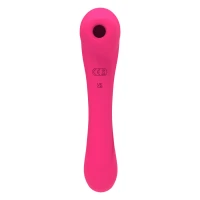 Вібратор та вакуумний кліторальний стимулятор 2-в-1 Alive Quiver Magenta Pink оновлена ​​модель — Переглянути зображення 2