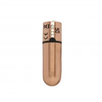 Віброкуля PowerBullet First-Class Bullet 2.5″ з Key Chain Pouch, Rose Gold, 9 режимів вібрації — Переглянути зображення 4
