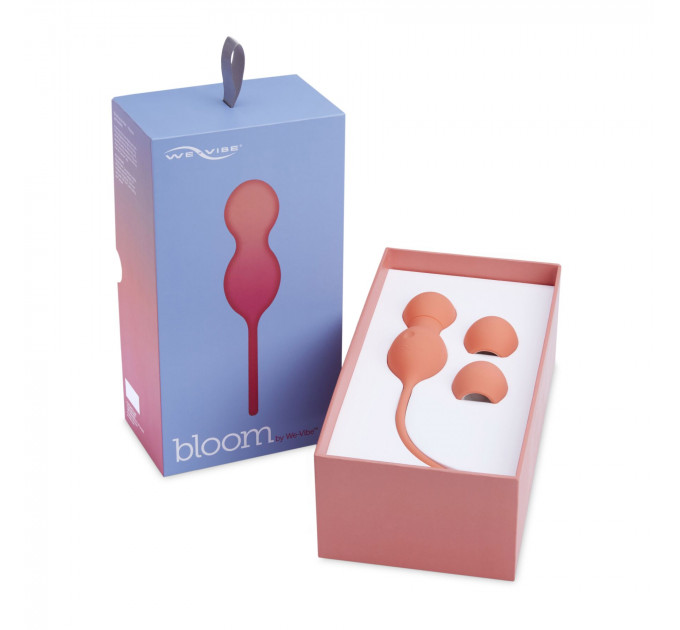 Смарт вагинальные шарики с вибрацией We-Vibe Bloom, диаметр 3,3 см, масса 45, 65, 80 г