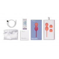 Смарт вагинальные шарики с вибрацией We-Vibe Bloom, диаметр 3,3 см, масса 45, 65, 80 г — Просмотреть изображение 8