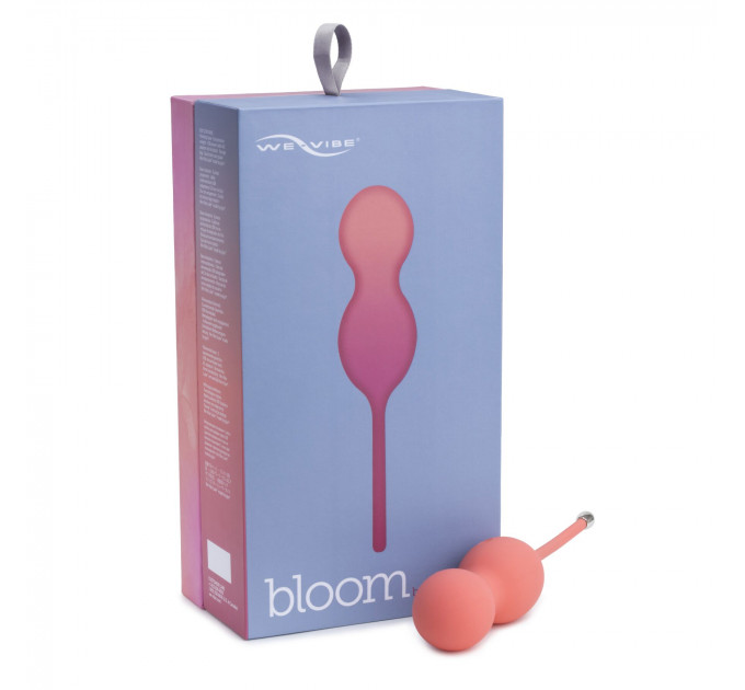 Смарт вагинальные шарики с вибрацией We-Vibe Bloom, диаметр 3,3 см, масса 45, 65, 80 г