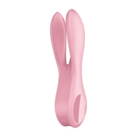 Кліторальний вібратор Satisfyer Threesome 1 Pink з трьома гнучкими пальчиками — Переглянути зображення 5