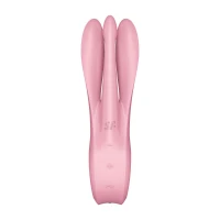 Кліторальний вібратор Satisfyer Threesome 1 Pink з трьома гнучкими пальчиками — Переглянути зображення 6