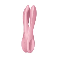 Кліторальний вібратор Satisfyer Threesome 1 Pink з трьома гнучкими пальчиками — Переглянути зображення 2