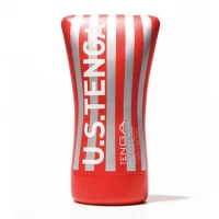 Мастурбатор Tenga US Soft Tube Cup (м’яка подушечка велика), стискальний, суперпотужне всмоктування — Переглянути зображення 1