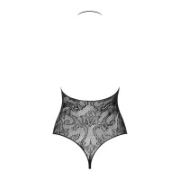 Бодистокинг с крупными ячейками и открытой спиной Obsessive B119 teddy S/M/L, халтер