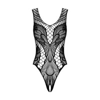 Бодистокинг с вырезами Obsessive B138 teddy S/M/L, black, с доступом Бодистокинг с вырезами Obsessive B138 teddy S/M/L, black, с доступом