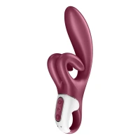 Вібратор-кролик Satisfyer Touch Me Red, подвійний відросток, 3 потужні мотори — Просмотреть изображение 8