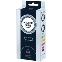 Презервативи Mister Size - pure feel - 64 (10 condoms), товщина 0,05 мм — Переглянути зображення 2