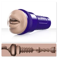 Мастурбатор-ротик Fleshlight Boost Blow Light Medium Flesh, плаваючі кільця Turbo Tech — Переглянути зображення 1