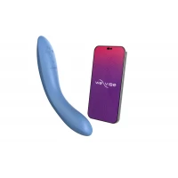 Смарт-вібратор We-Vibe Rave 2 Twisted Pleasure Blue, для точки G та входу в піхву, 2 мотори — Просмотреть изображение 1