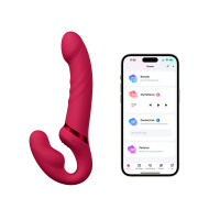 Безремінний смарт-страпон Lovense Lapis vibrating strapless strap-on, 3 мотори