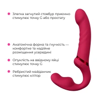 Безремінний смарт-страпон Lovense Lapis vibrating strapless strap-on, 3 мотори — Переглянути зображення 6