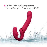 Безремінний смарт-страпон Lovense Lapis vibrating strapless strap-on, 3 мотори — Переглянути зображення 8