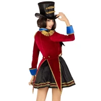 Костюм циркачки Leg Avenue Ringmaster Costume S, сукня, капелюх — Переглянути зображення 2