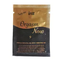 Пробник збуджувального гелю-вібратора для клітора 2-в-1 Intt Orgasm Now (2 мл) — Переглянути зображення 1