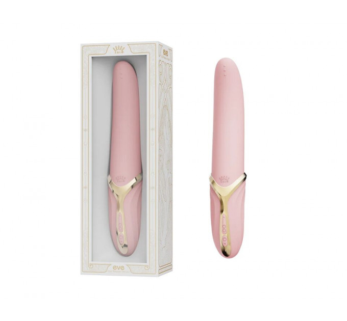 Вібратор Zalo – EVE Sakura Pink, вібрація + ротація, імітація язичка, підігрів до 39 °C