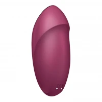 Вібростимулятор-пульсатор Satisfyer Tap &amp; Climax 1 Red, ефект постукування пальцем, 2 мотори — Переглянути зображення 8