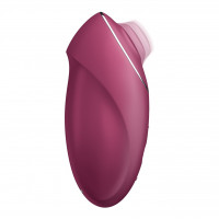 Вибростимулятор-пульсатор Satisfyer Tap & Climax 1 Red, эффект постукивания пальцем, 2 мотора
