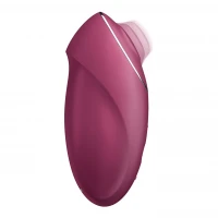 Вібростимулятор-пульсатор Satisfyer Tap &amp; Climax 1 Red, ефект постукування пальцем, 2 мотори — Переглянути зображення 2