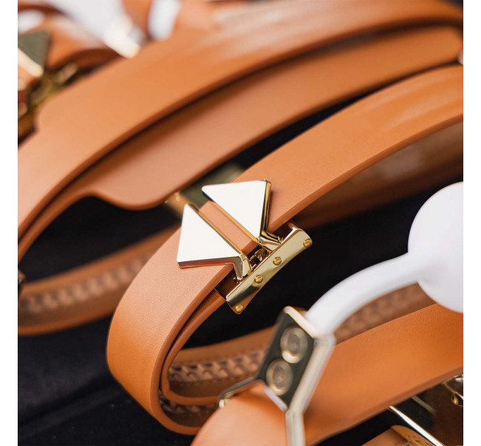 БДСМ-набір LOCKINK Moonlight Treasure Chest - Brown Set