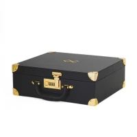 БДСМ-набір LOCKINK Moonlight Treasure Chest, коричневий, натуральна шкіра — Переглянути зображення 9