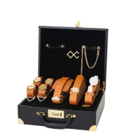 БДСМ-набір LOCKINK Moonlight Treasure Chest, коричневий, натуральна шкіра — Переглянути зображення 1