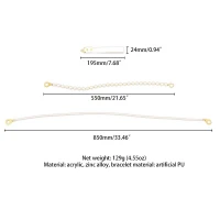 Перлинний нашийник з повідцем LOCKINK Pearl Collar &amp; Leash Set — Переглянути зображення 7
