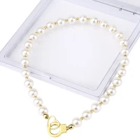 Перлинний нашийник з повідцем LOCKINK Pearl Collar &amp; Leash Set — Переглянути зображення 5