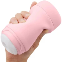 Мастурбатор TENGA PUFFY Strawberry Pink, ультрам’який матеріал, багаторазовий, наскрізний — Просмотреть изображение 10