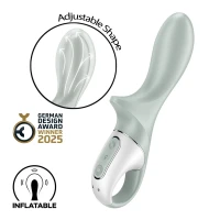 Анальний надувний вібратор Satisfyer Air Pump Booty 3, гнучкий стовбур — Переглянути зображення 1