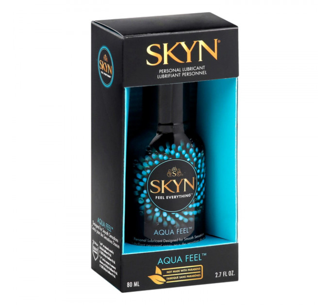 Лубрикант на водній основі SKYN Aqua Feel 80 мл, екстракт алое та вітамін Е