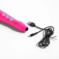 Вібромасажер DOXY Die Cast 3R Hot Pink, дуже потужний, перезаряджуваний, металевий корпус — Просмотреть изображение 4