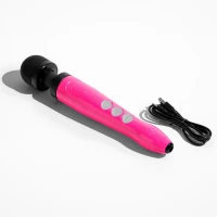 Вібромасажер DOXY Die Cast 3R Hot Pink, дуже потужний, перезаряджуваний, металевий корпус — Просмотреть изображение 3