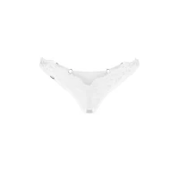 Трусики-стрінги з мереживом Obsessive Arrowel White crotchless thong L/XL — Переглянути зображення 3