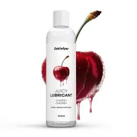 Лубрикант на водній основі Satisfyer Juicy Lubricant Cheeky Cherry water based 300 мл — Переглянути зображення 2