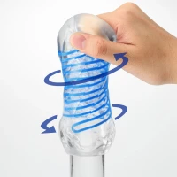 Мастурбатор Tenga Spinner DX 01 Drops, з пружною стимулювальною спіраллю всередині, ніжний вплив — Переглянути зображення 3