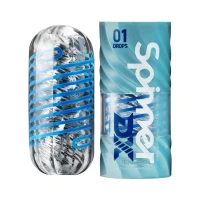 Мастурбатор Tenga Spinner DX 01 Drops, з пружною стимулювальною спіраллю всередині, ніжний вплив — Переглянути зображення 1