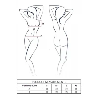 Боді Passion VELMORE BODY black XL — Переглянути зображення 9