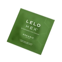Презервативи LELO HEX Condoms Organic 3 Pack, тонкі та суперміцні — Переглянути зображення 3