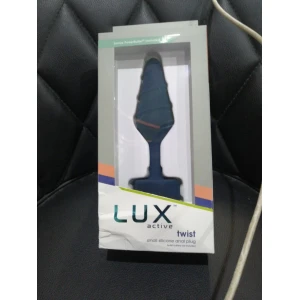 Анальна пробка Lux Active Twist Plug Small Blue (м'яте паковання!!!)