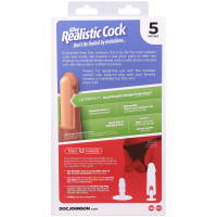 Фалоімітатор Doc Johnson The Realistic Cock ULTRASKYN - 5 Inch Caramel — Переглянути зображення 11