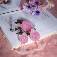 Анальна пробка Liebe Seele Icecream-shaped Crystal Anal Plug - Pink Medium — Переглянути зображення 4