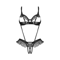 Боді Obsessive Carrola crotchless teddy 2XL/3XL — фото 6