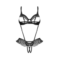 Боді Obsessive Carrola crotchless teddy 2XL/3XL — фото 7