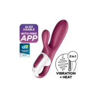 Смарт вібратор-кролик із підігрівом Satisfyer Hot Bunny — Переглянути зображення 1