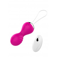 Вагінальні кульки Vibrating Silicone Kegel Balls USB 10 Function / Remote control -Pink