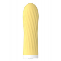 Вібростимулятор B-Series Rechargeable Silicone Touch, жовтий