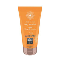 Оральний лубрикант Shiatsu Love Lubricant Body Sensation Edible Mango and Green Tea - манго і зелени